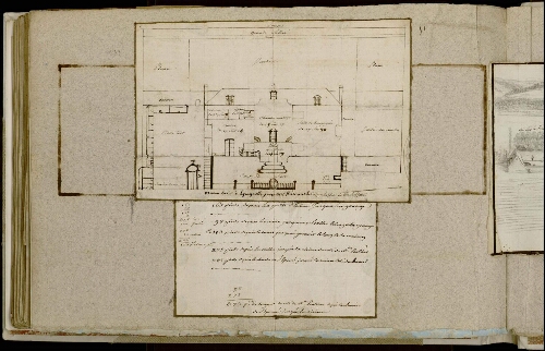 Maison bâtie à Épagnette par M. Ricouart d'après les plans de M. Beffara