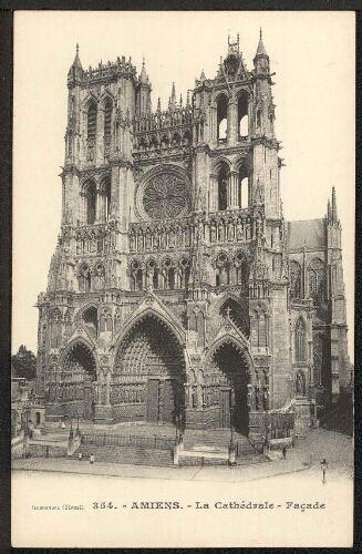 Amiens : la Cathédrale, façade