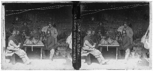 Oise 1918, la soupe des prisonniers