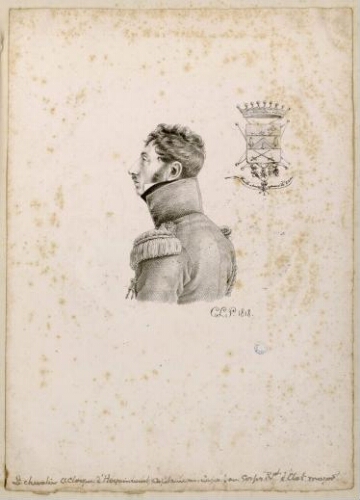 Le chevalier Aclocque d'Hoquincourt, Capitaine au Corps Royal d'Etat-Major. - C.L.P., 1818.