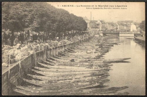 Amiens : la Somme et le Marché aux légumes