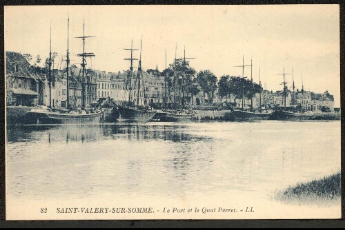 Saint-Valery-sur-Somme : le port et le quai Perret Perrée