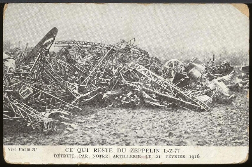 Ce qui reste du ZEPPELIN L-Z-77