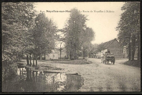 Noyelles-sur-Mer : la route de Noyelles à Nolette