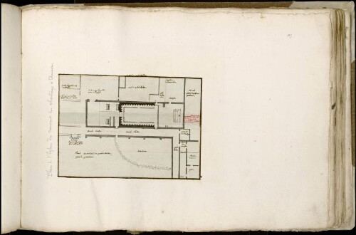 Plan de l’église du couvent des Chartreux à Thuison