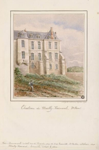 Château de Mailly-Raineval, d'après nature, 13 juin 1876. 