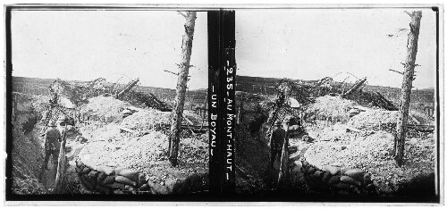 Au Mont-Haut, un boyau