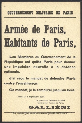 Gouvernement militaire de Paris