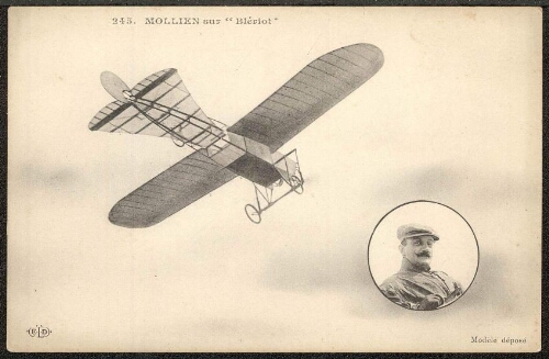 Mollien sur "Blériot".