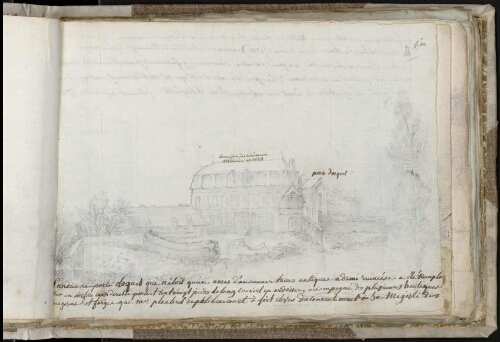 La maison des Corderies, artillerie en 1838. L’ancienne porte d'Hocquet