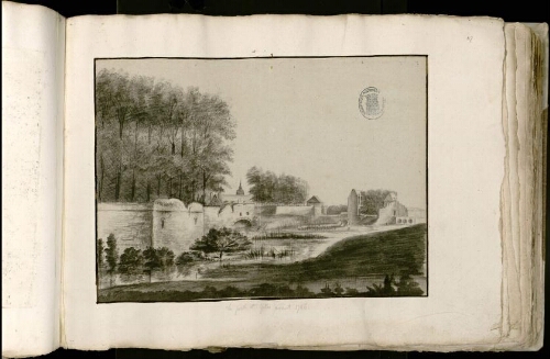 
Abbeville : le rempart et la porte Saint-Gilles avant 1786