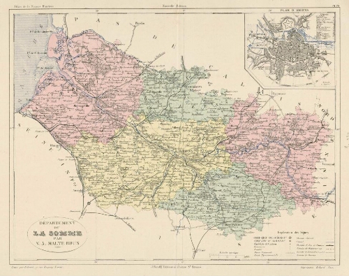 Département de la Somme par V. A. Malte Brun. Gravé par Erhard, 12 rue Duguay-Trouin. - Pl. 78