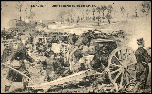 Yser 1914. Une batterie belge en action