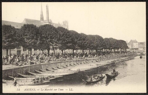 Amiens : le Marché sur l'eau