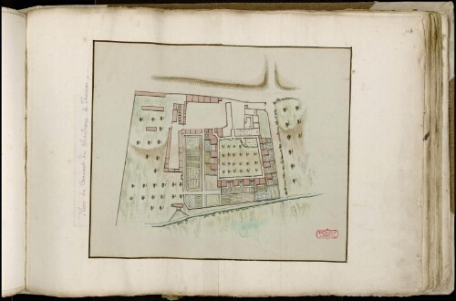 Plan du couvent des Chartreux à Thuison