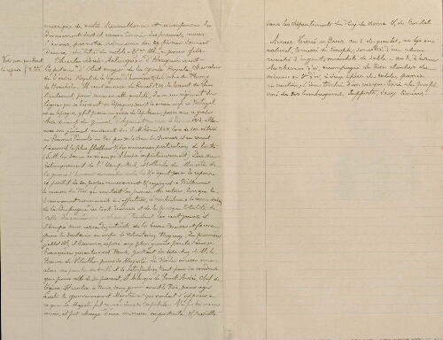 Suite de la notice biographique manuscrite concernant la famille Aclocque d'Hocquincourt. - Extr. du "Nobiliaire universel de France ou Recueil général des Généalogies historiques des maisons nobles de France" par M. de Saint-Allars, Tome 11e Paris, 1817.