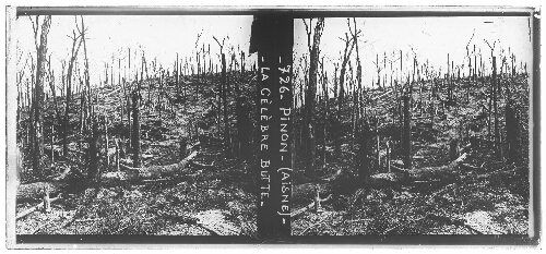 Pinon (Aisne), la célèbre butte