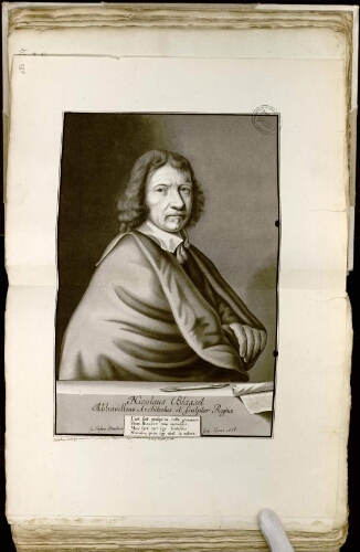 Portrait Nicolas Blasset. D’après une gravure de Jo. Lenfant, sculp., 1658