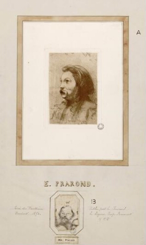 Portraits d'Ernest Prarond.