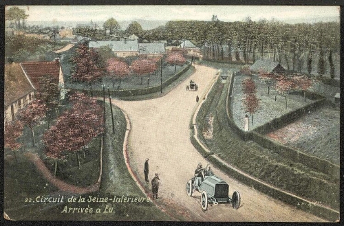 Circuit de la Seine inférieure. Arrivée à Eu