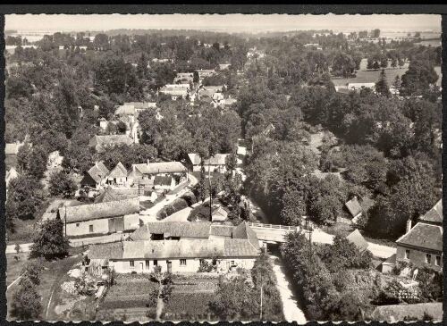 En avion au-de ssus de … Mons Boubert (Somme) : le pont de Boubert, vue sur Boubert