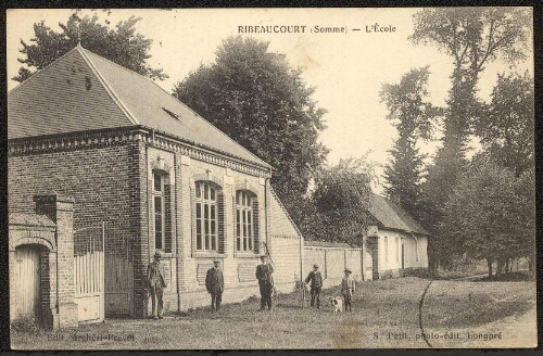 Ribeaucourt (Somme) : l'école