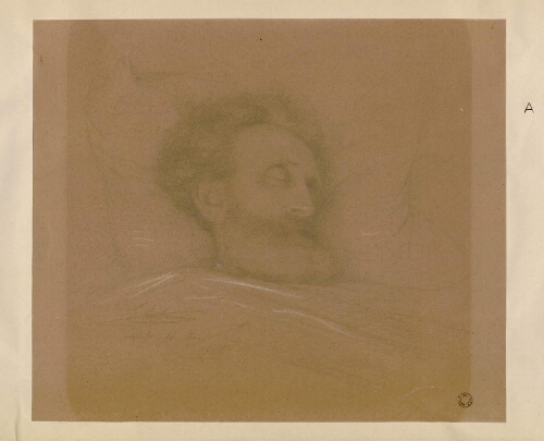 Portrait signé Émile Rousseau. 16 mai 1866.