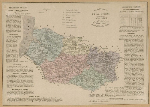 Département de la Somme pour accompagner l'"Atlas primaire" d' Em. Babinet, membre de l'Institut. - Ernest Bourdin, éd.