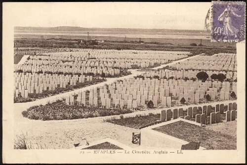 Étaples, le cimetière anglais