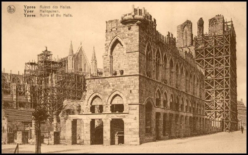 Ypres, ruines des halles