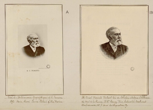 A) M. E. Prarond. - Glyptographie Sylvestre et Cie, 97 rue Oberkampf, Paris. - Extr. du "Dictionnaire biographique de la Somme", 1893. - Paris, Henri Jouve Ed., 15 rue Racine.