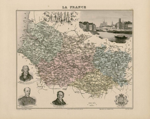 La France : Somme, n° 78. - Dressé sous la direction de J. Migeon ; écrit par A. Bizet. - Gravé par L. Smith, Dadour et Waltner. - Migeon, éd., imp. du Moulin Vert, Paris.