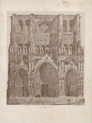 Façade de la Cathédrale d'Amiens.