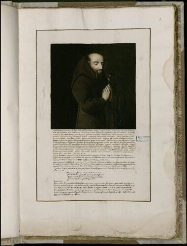 Père Pascal d’Abbeville (Antoine Orifroy dans lEMonde ), d’après un tableau à l’huile existant dans le cloître des Capucins d’Abbeville, vendu lors de la suppression des ordres religieux, acheté par M. Delignières de Bommy qui en a fait présent à la bibliothèque d’Abbeville ...